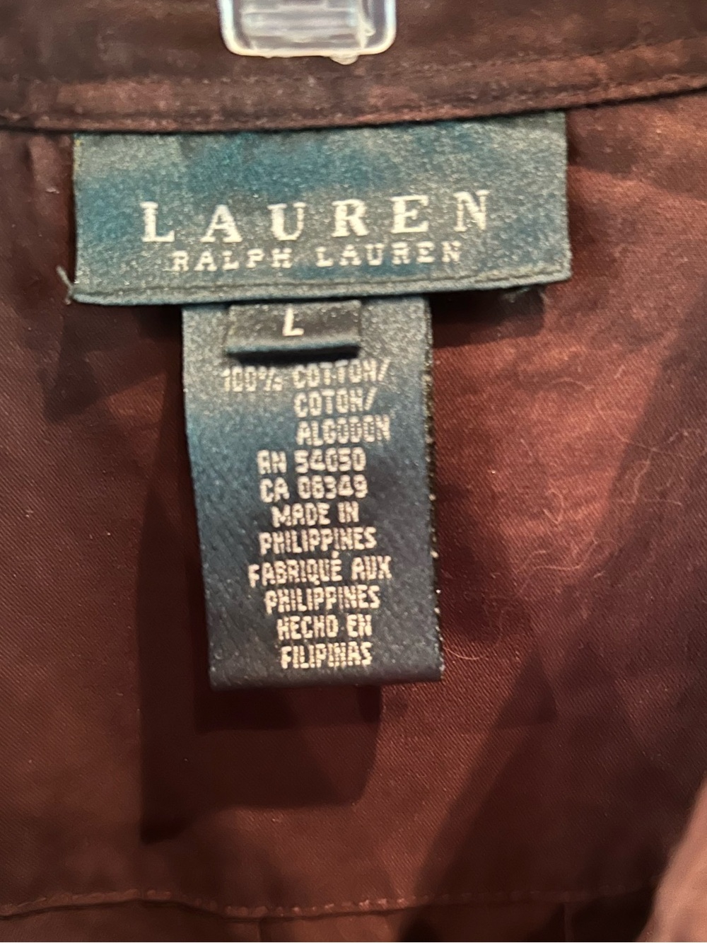 Lauren Ralph Lauren Women's Button-Down Shirt — Deep Brown - Picture 2 of 4